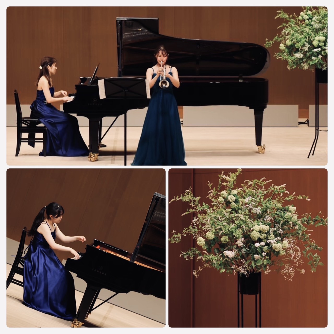 講師とプロの演奏家による演奏風景